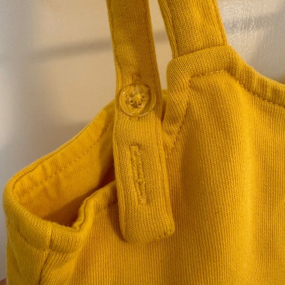 12-18M Hanna Andersson Yellow Romper - Picture 3 of 4